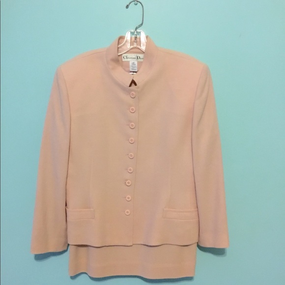 🎉HP🎉Vintage 100% Wool Dior Skirt Suit for Easter